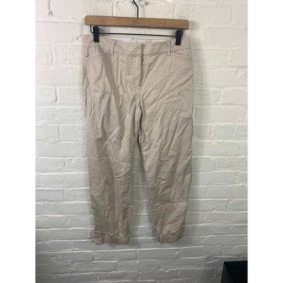 Talbots Women's High Rise Perfect Fit Pant Straight Leg Stone Gray Size 2 - Picture 1 of 5